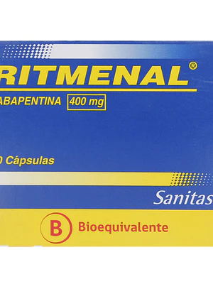 Ritmenal (B) Gabapentina 400 mg 30 Cápsulas.