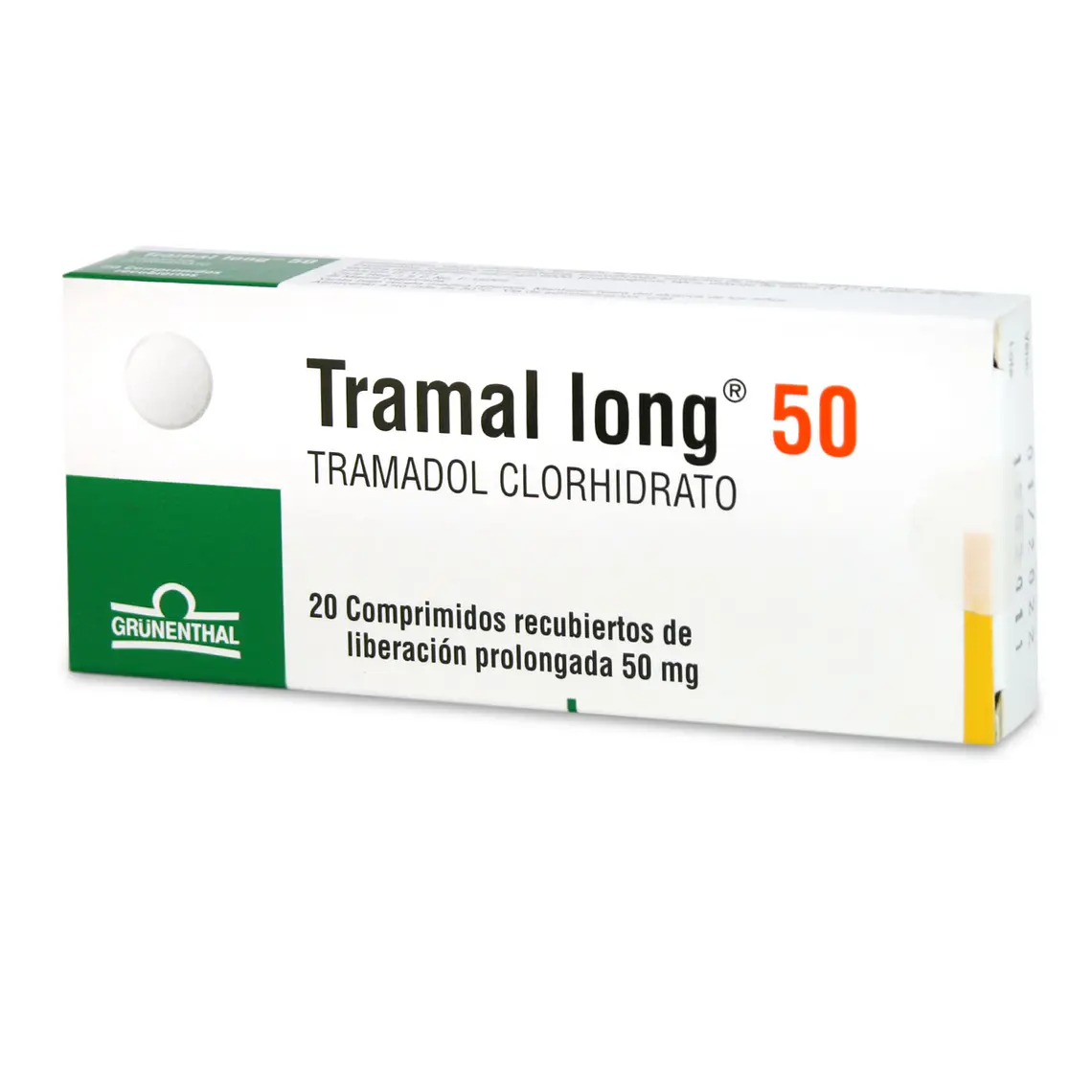 Tramal Long Tramadol 50 mg 20 Comprimidos. 1