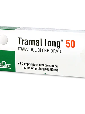 Tramal Long Tramadol 50 mg 20 Comprimidos.