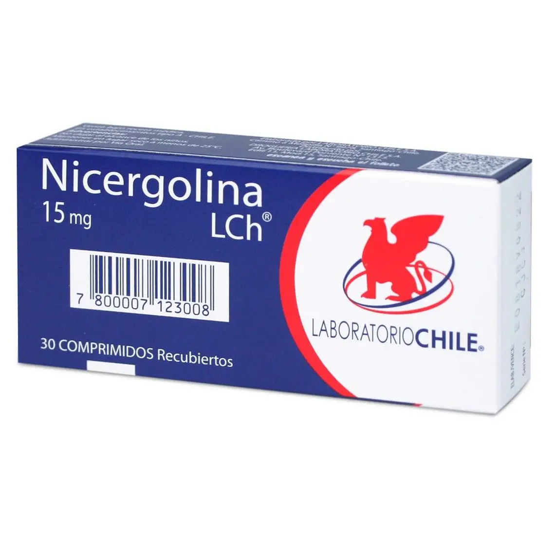 Nicergolina 15 mg 30 Comprimidos recubiertos. 1