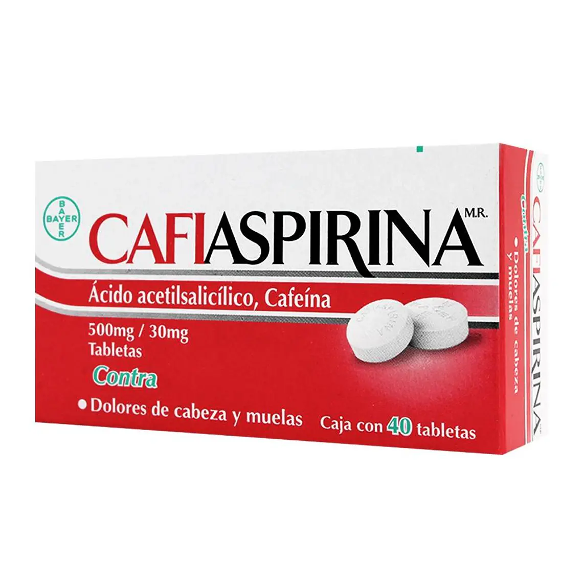 Cafiaspirina 40 Comprimidos. 1