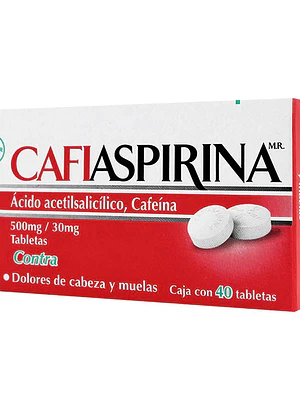 Cafiaspirina 40 Comprimidos.