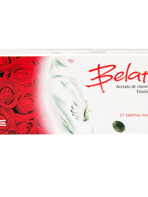 Belara Clormadinona Etinilestradiol 21 Comprimidos recubiertos.