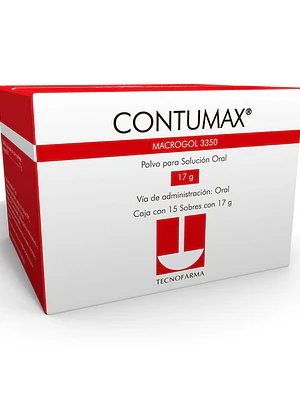 Contumax Polietilenglicol 3350 Polvo para solución oral 15 sobres.