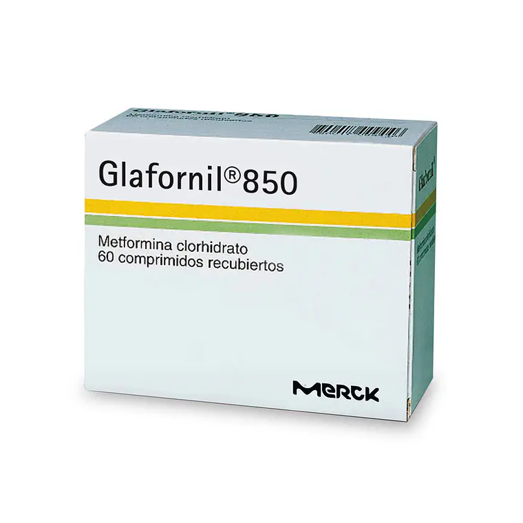 Glafornil Metformina 850 mg 60 Comprimidos recubiertos. 1