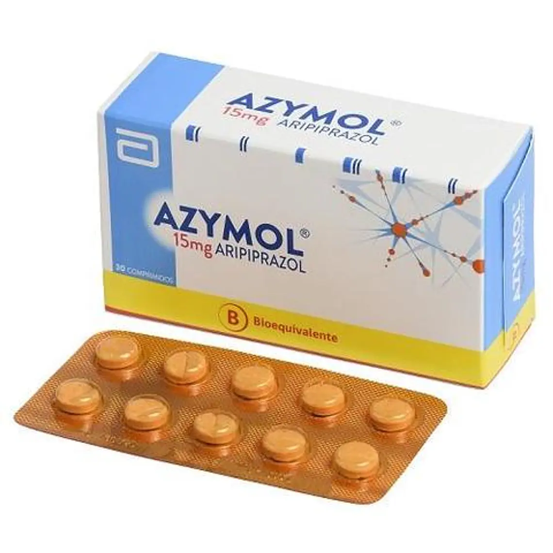Azymol (B) Aripiprazol 15 mg 30 Comprimidos. 1
