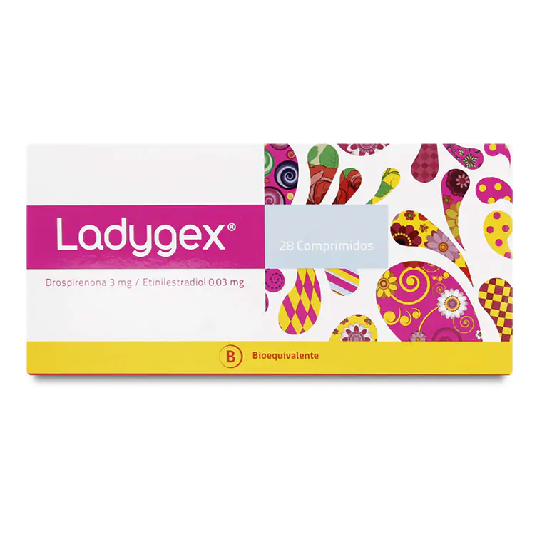 Ladygex Drospirenona Etinilestradiol 28 Comprimidos. 1