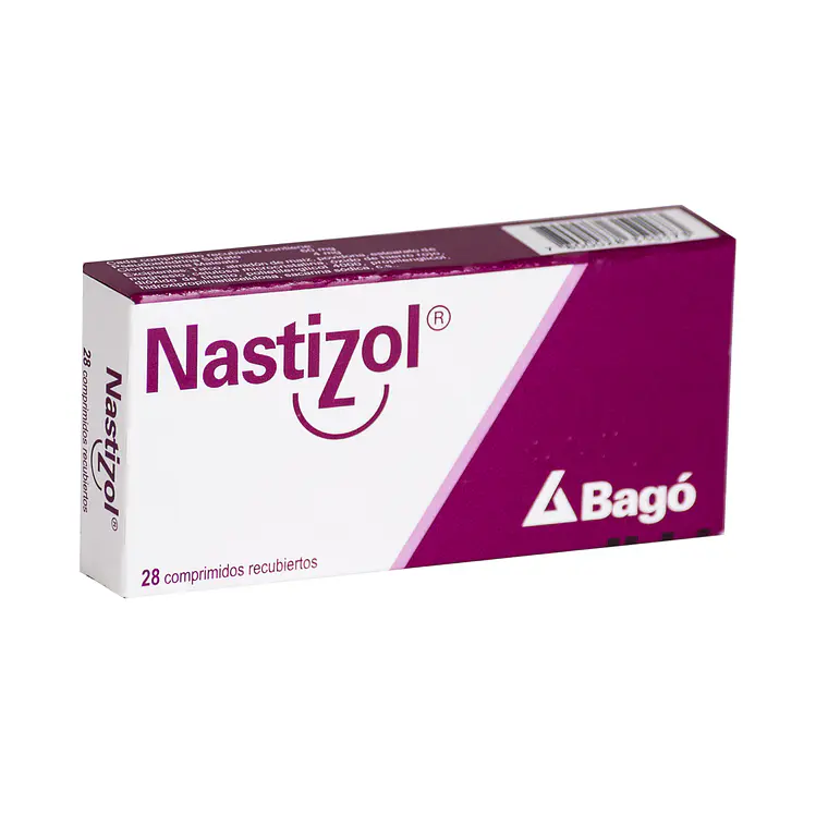 Nastizol Clorfenamina Pseudoefedrina 28 Comprimidos recubiertos. 1