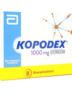 Kopodex (B) Levetiracetam 1000 mg 30 Comprimidos recubiertos.