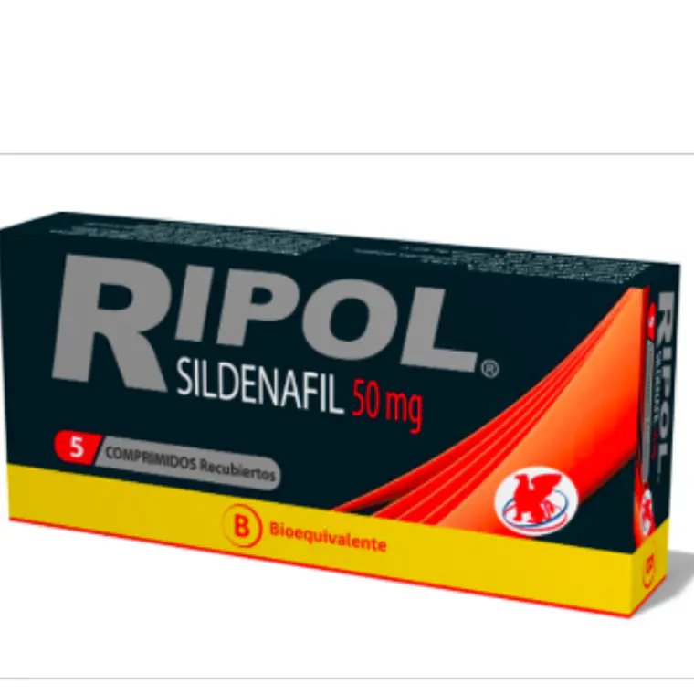 Ripol (B) Sildenafil 50 mg 5 Comprimidos. 1