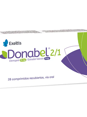 Donabel 2/1 Dienogest / Estradiol 28 Comprimidos Recubiertos