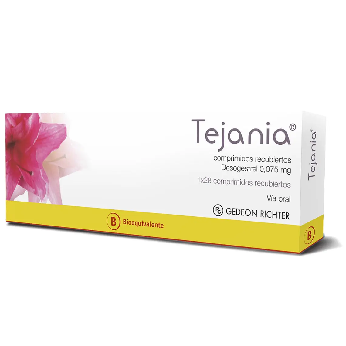 Tejania (B) Desogestrel 0,075 mg 28 Comprimidos recubiertos. 1