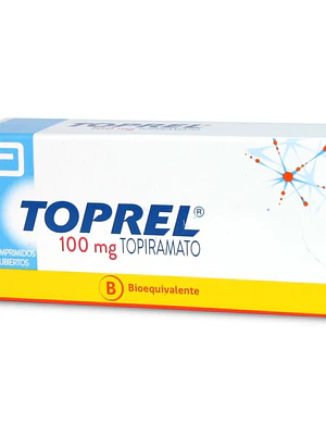 Toprel (B) Topiramato 100 mg 30 Comprimidos recubiertos.