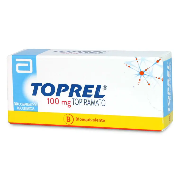 Toprel (B) Topiramato 100 mg 30 Comprimidos recubiertos. 1