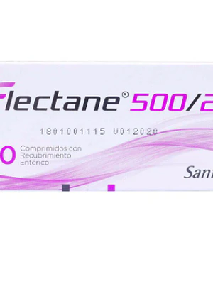 Flectane 500/20 mg Esomeprazol Naproxeno 30 Comprimidos recubiertos.