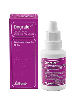 Degraler (B) Levocetirizina 5 mg / ml Gotas 15  ml.