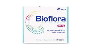 Bioflora 250 mg Polvo Solución oral 10 Sobres.