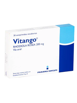Vitango Rhodiola Rosea 200 mg 30 Comprimidos.