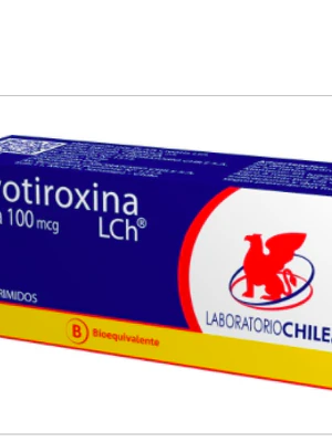 Levotiroxina sódica (B) 100 mcg 84 Comprimidos.