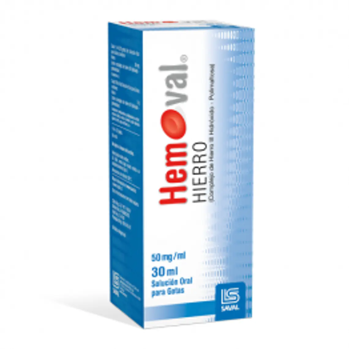 Hemo val Hierro 50 mg / ml Gotas 30  ml. 1