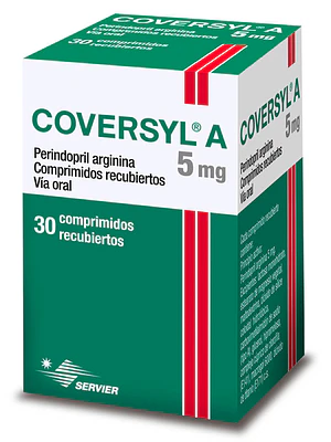 Coversyl A Perindropil Arginina 5 mg 30 Comprimidos.