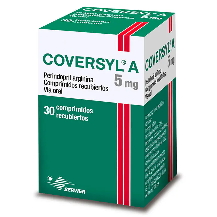 Coversyl A Perindropil Arginina 5 mg 30 Comprimidos. 1