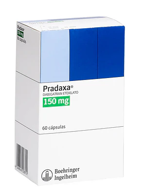 Pradaxa Dabigatran 150 mg 60 Cápsulas.