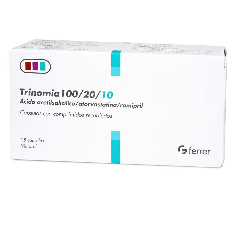 Trinomia 100/20/10 mg 28 Cápsulas. 1