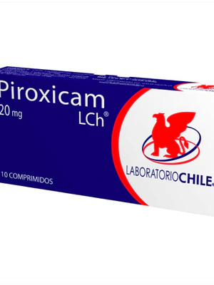 Piroxicam 20 mg 10 Comprimidos.