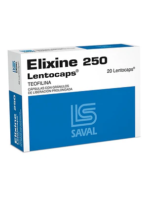 Elixine Teofilina 250 mg 20 Lentocaps.
