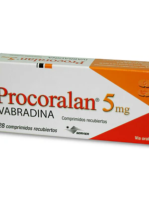 Procoralan Ivabradina 5 mg 28 Comprimidos recubiertos.