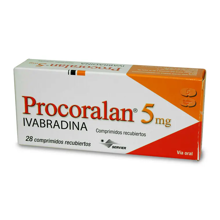 Procoralan Ivabradina 5 mg 28 Comprimidos recubiertos. 1