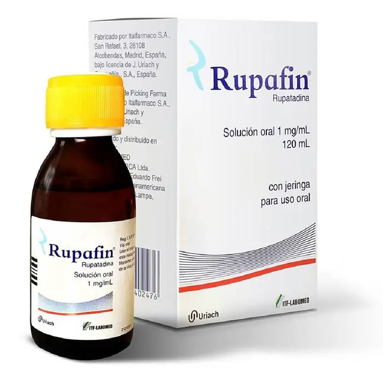 Rupafin Rupatadina 1  mg / ml Jarabe 120  ml. 1