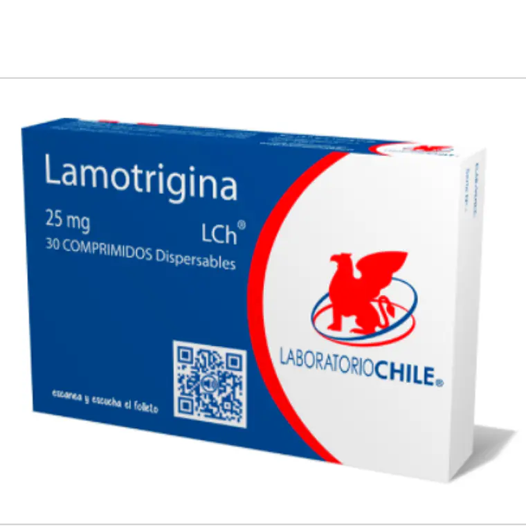 Lamotrigina (B) 25 mg 30 Comprimidos dispersables. 1