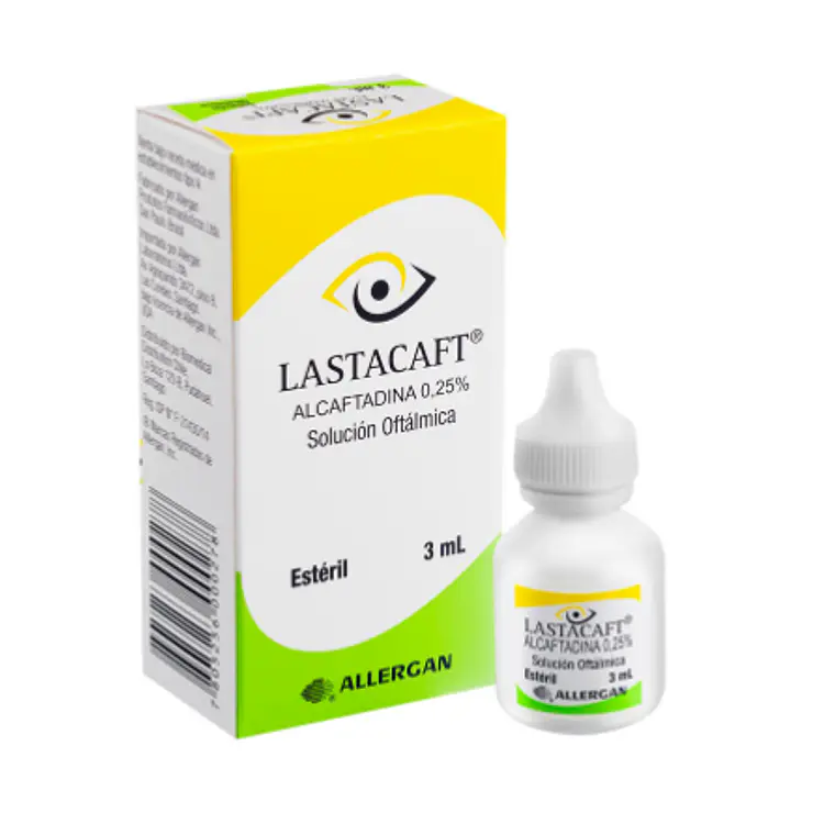 Lastacaft Alcaftadina 0,25 % Solución oftálmica 3 ml. 1