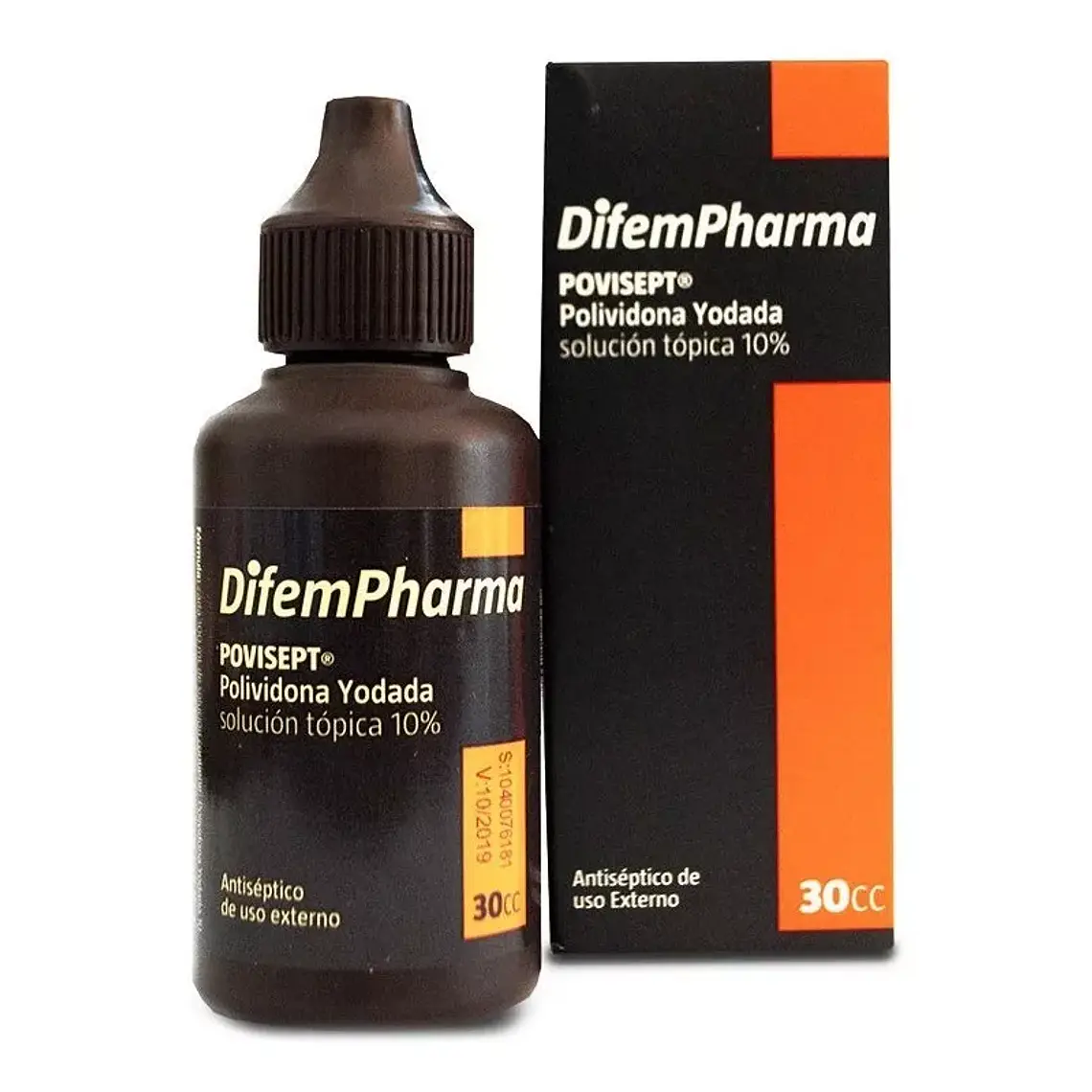 Povisept Povidona yodada 10 % 30  ml. Difem 1