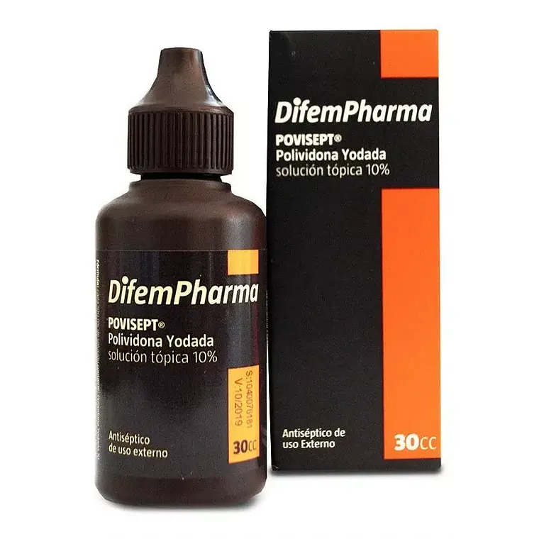 Povisept Povidona yodada 10 % 30  ml. Difem 1