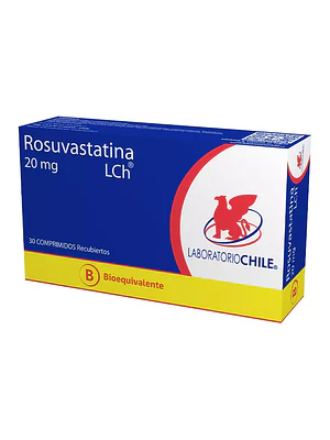 Rosuvastatina (B) 20 mg 30 Comprimidos recubiertos.