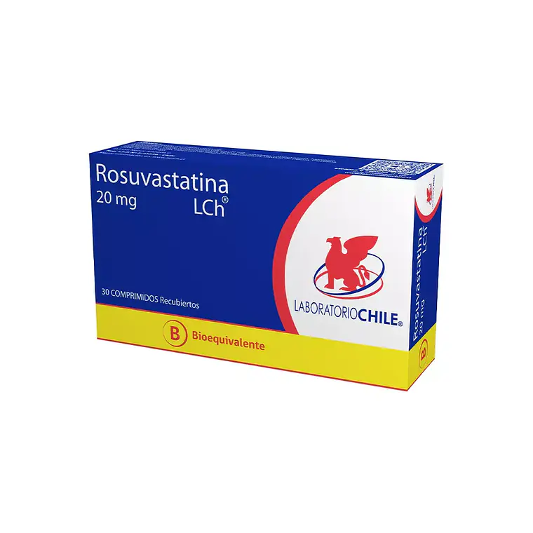 Rosuvastatina (B) 20 mg 30 Comprimidos recubiertos. 1