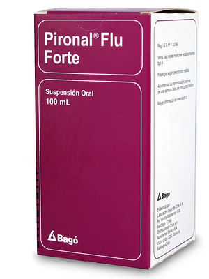 Pironal Flu Forte Ibuprofeno Pseudoefedrina Suspención oral 100 ml.