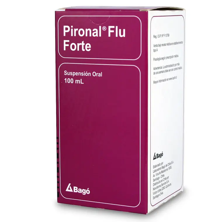 Pironal Flu Forte Ibuprofeno Pseudoefedrina Suspención oral 100 ml. 1
