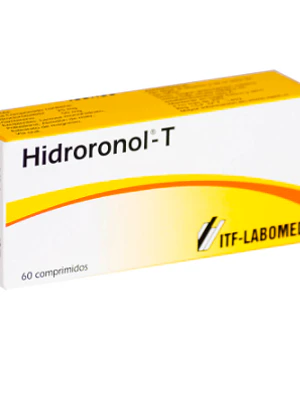 Hidroronol-T Hidroclorotiazida Triamtereno 60 Comprimidos.
