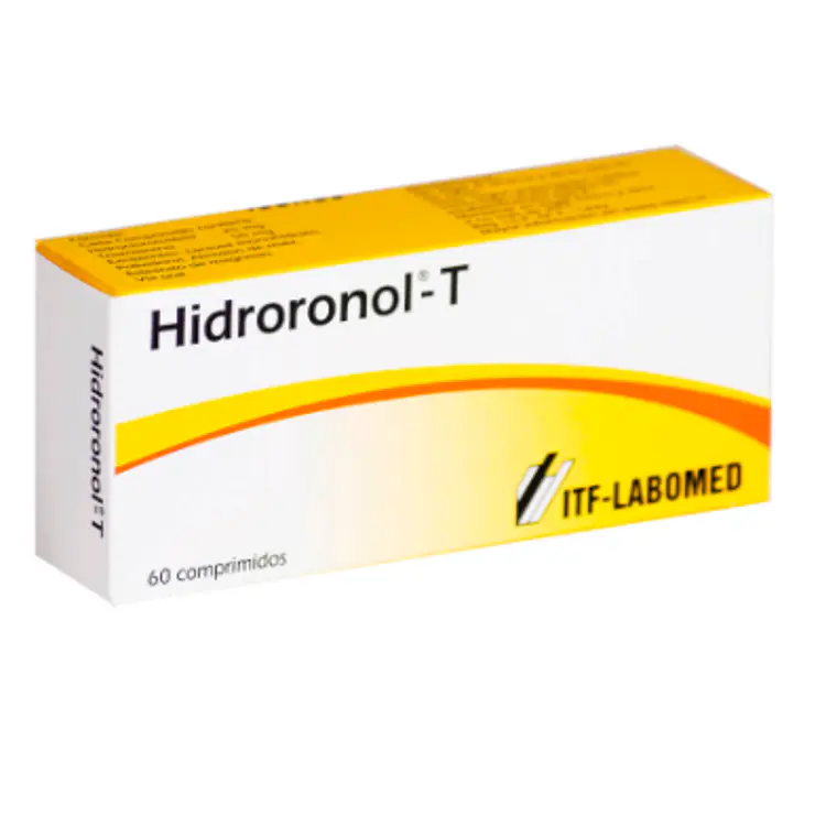 Hidroronol-T Hidroclorotiazida Triamtereno 60 Comprimidos. 1