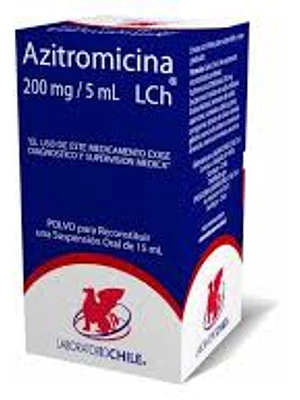 Azitromicina 200 mg / 5 ml Suspensión oral 15 ml.