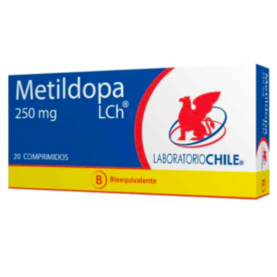 Metildopa (B) 250 mg 20 Comprimidos. 1