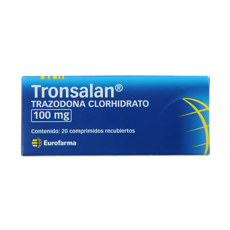Tronsalan (B) Trazodona 100 mg 20 Comprimidos recubiertos. 1