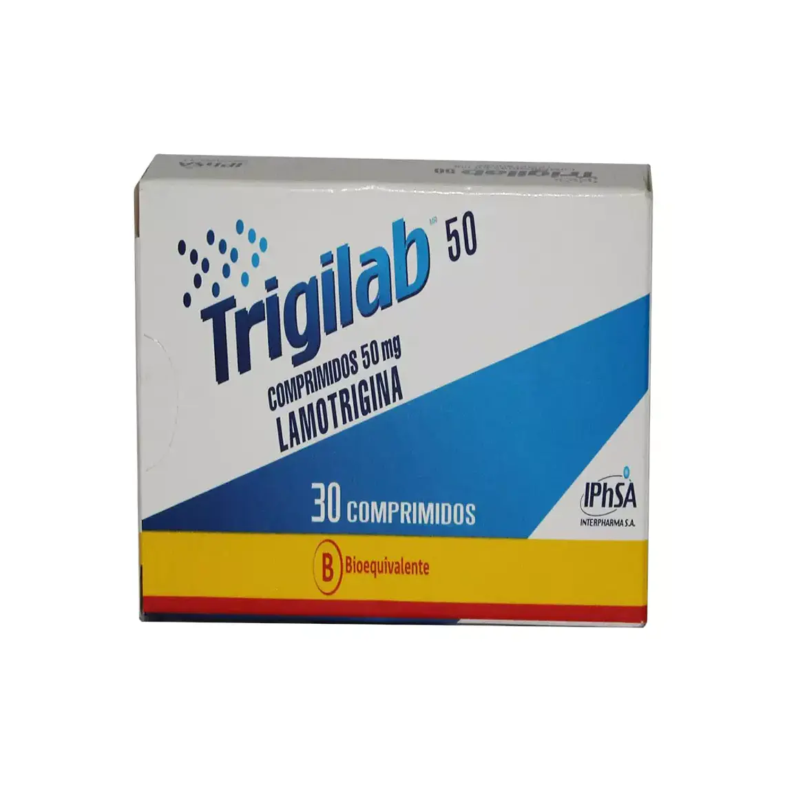 Trigilab (B) Lamotrigina 50 mg 30 Comprimidos. 1