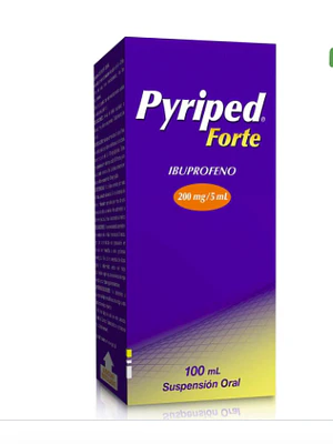 Pyriped Forte 200 mg / 5 ml  Suspensión  oral 100 ml.