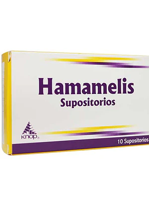 Hamamelis 10 Supositorios. Knop