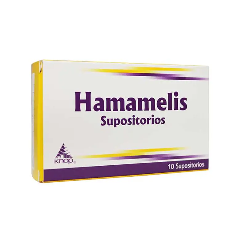 Hamamelis 10 Supositorios. Knop 1